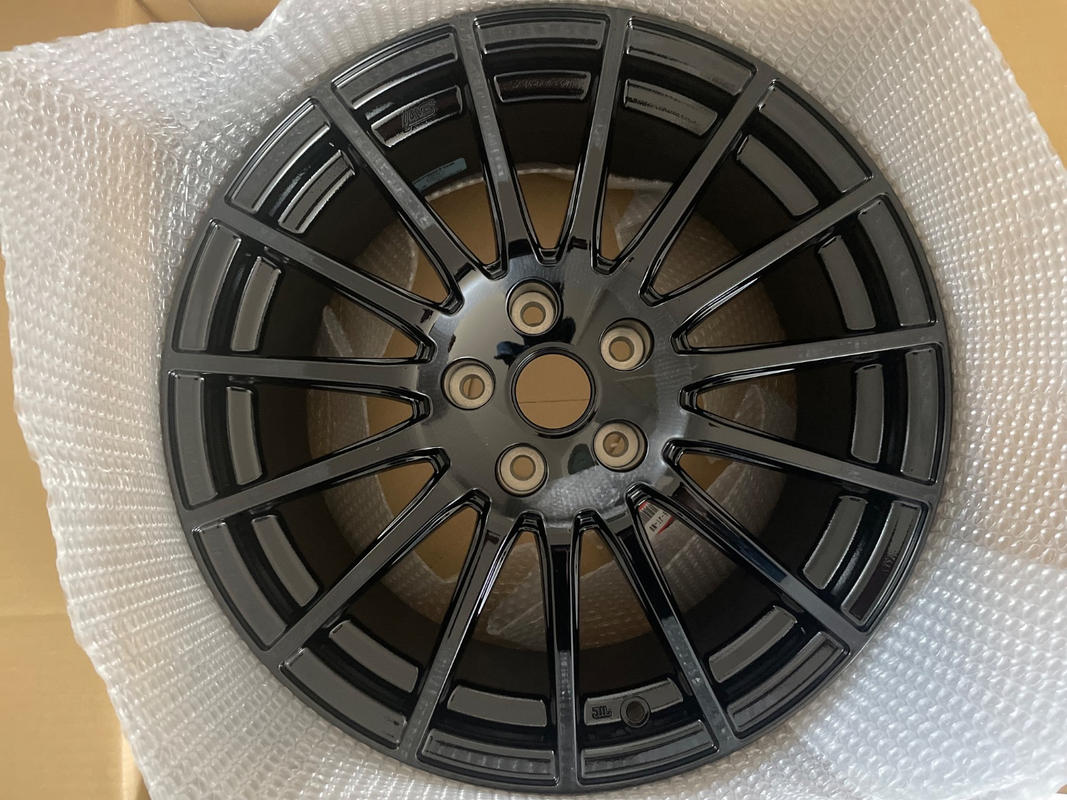 STI WHEEL 18inch (BLACK) For WRX S4 (VA) SG217VA020 - Black Hawk Japan