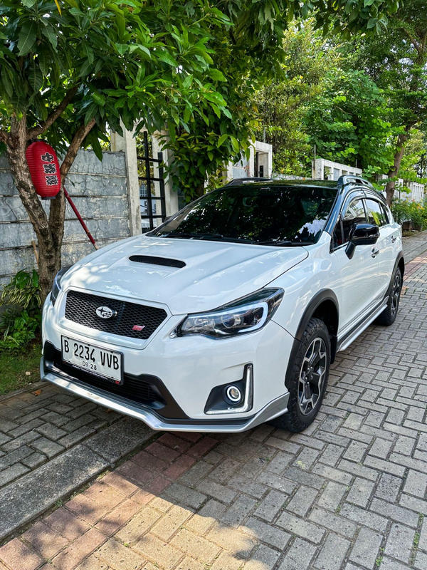 STI FRONT SPOILER For SUBARU XV (GP) ST96020MF100 - Black