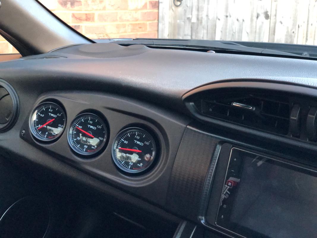 BLITZ BLACK RACING METER PANEL Φ60 meter set for 86 / BRZ For