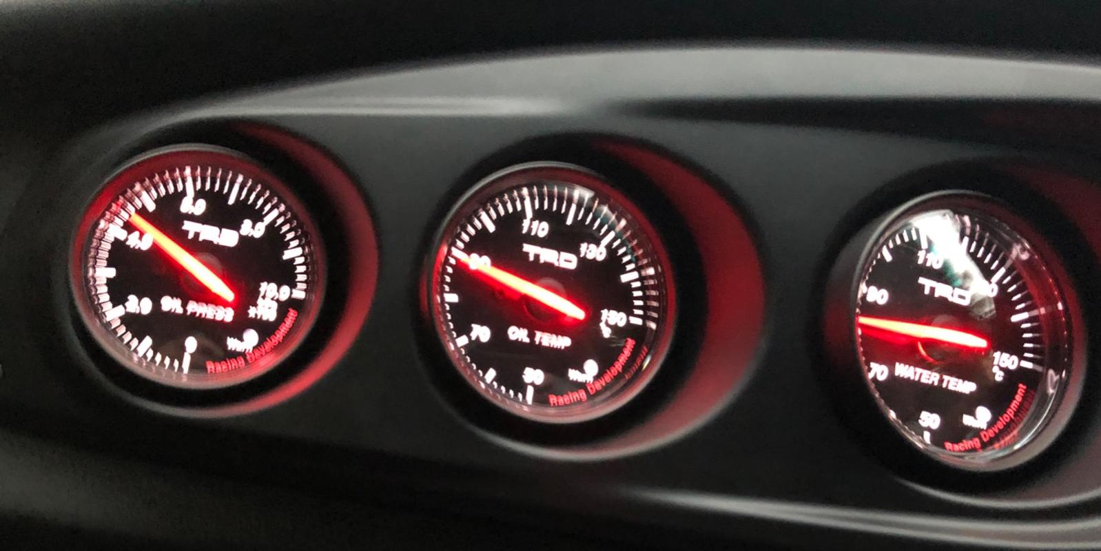 BLITZ BLACK RACING METER PANEL Φ60 meter set for 86 / BRZ For