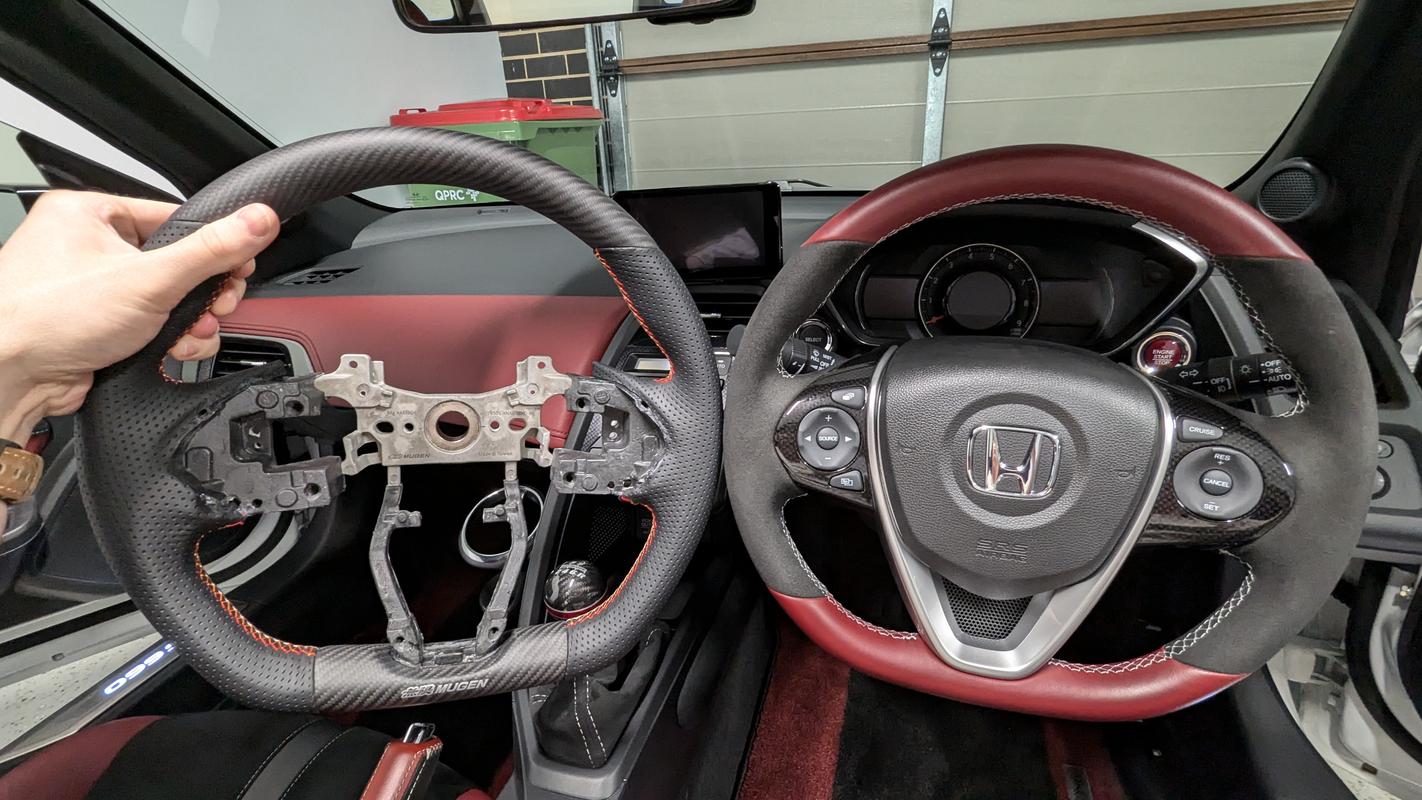 MUGEN SPORTS STEERING (BLACK) For HONDA S660 JW5 78501-XNAB-K0S0