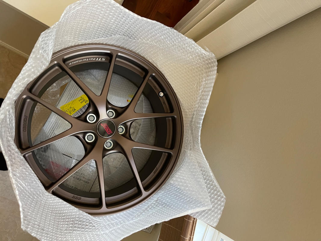 STI PERFORMANCE WHEEL BBS 18x7.5J MATT BRONZE For SUBARU BRZ