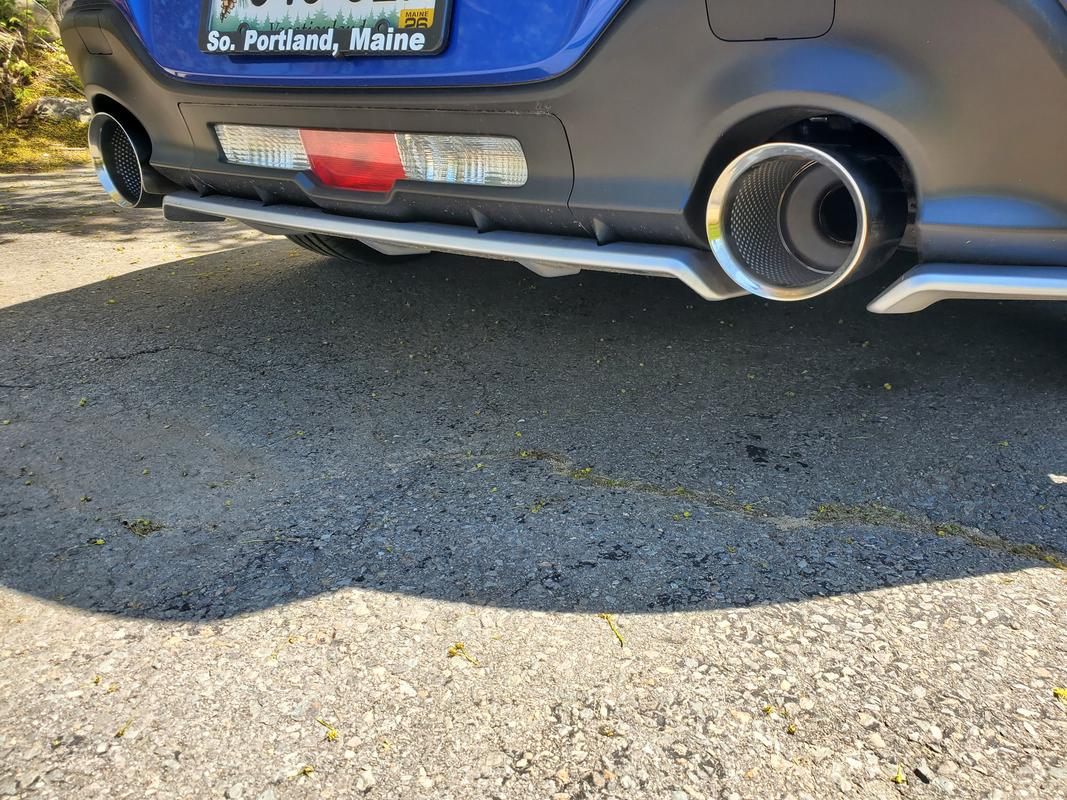STI PERFORMANCE MUFFLER For SUBARU BRZ ZD6 ST44300Z2010 - Black