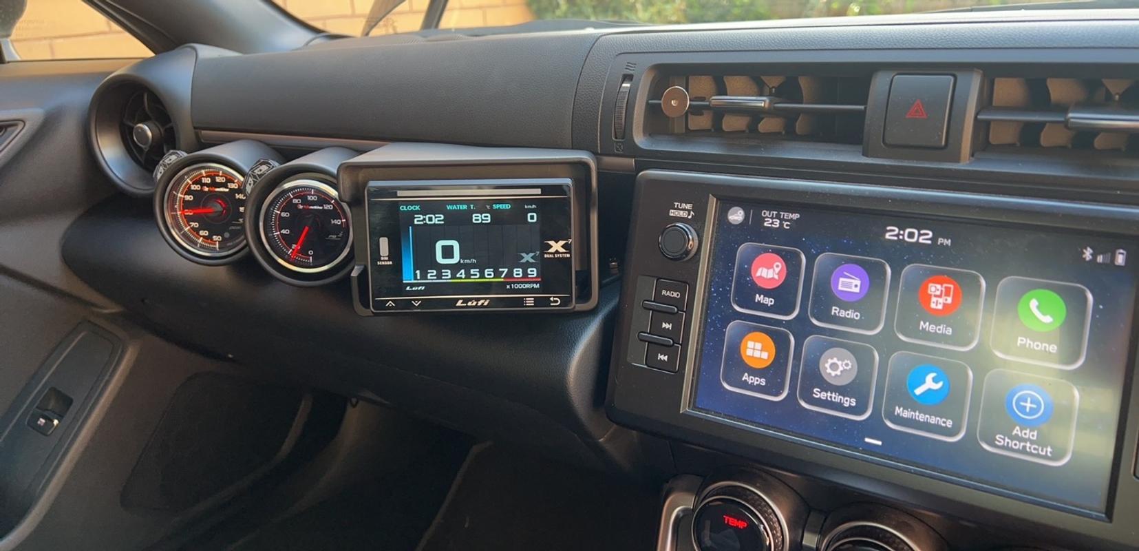 BLITZ BLACK RACING METER PANEL ONLY FOR TOYOTA GR86 ZN8 SUBARU BRZ