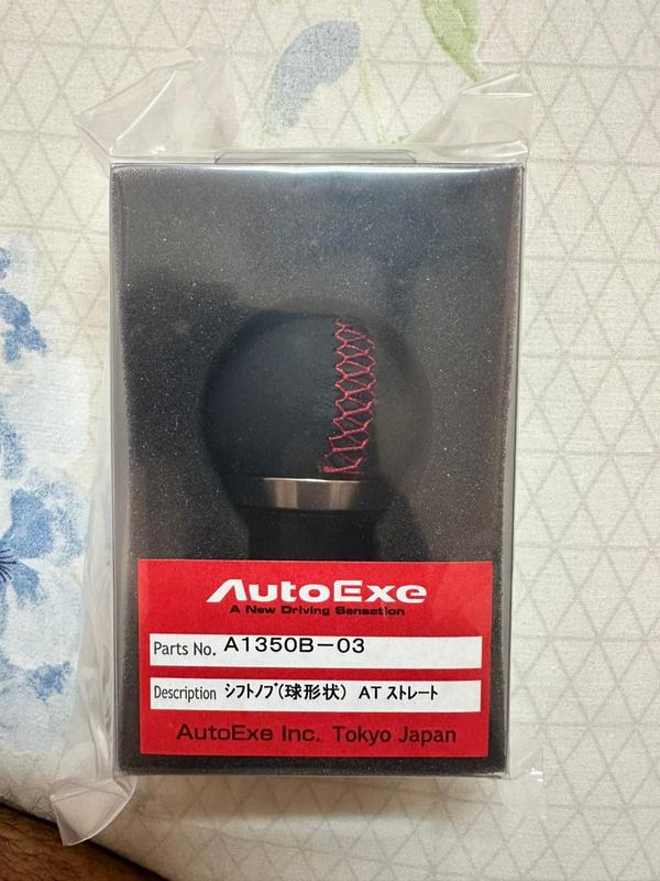 AUTOEXE SHIFT KNOB AT STRAIGHT TYPE FOR A1350B-03 - Black Hawk Japan