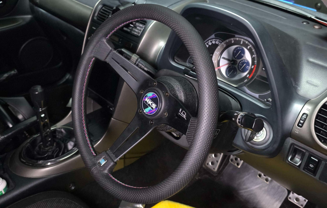 HKS STEERING WHEEL NARDI SPORTS 34DEEP 51007-AK668 - Black Hawk Japan