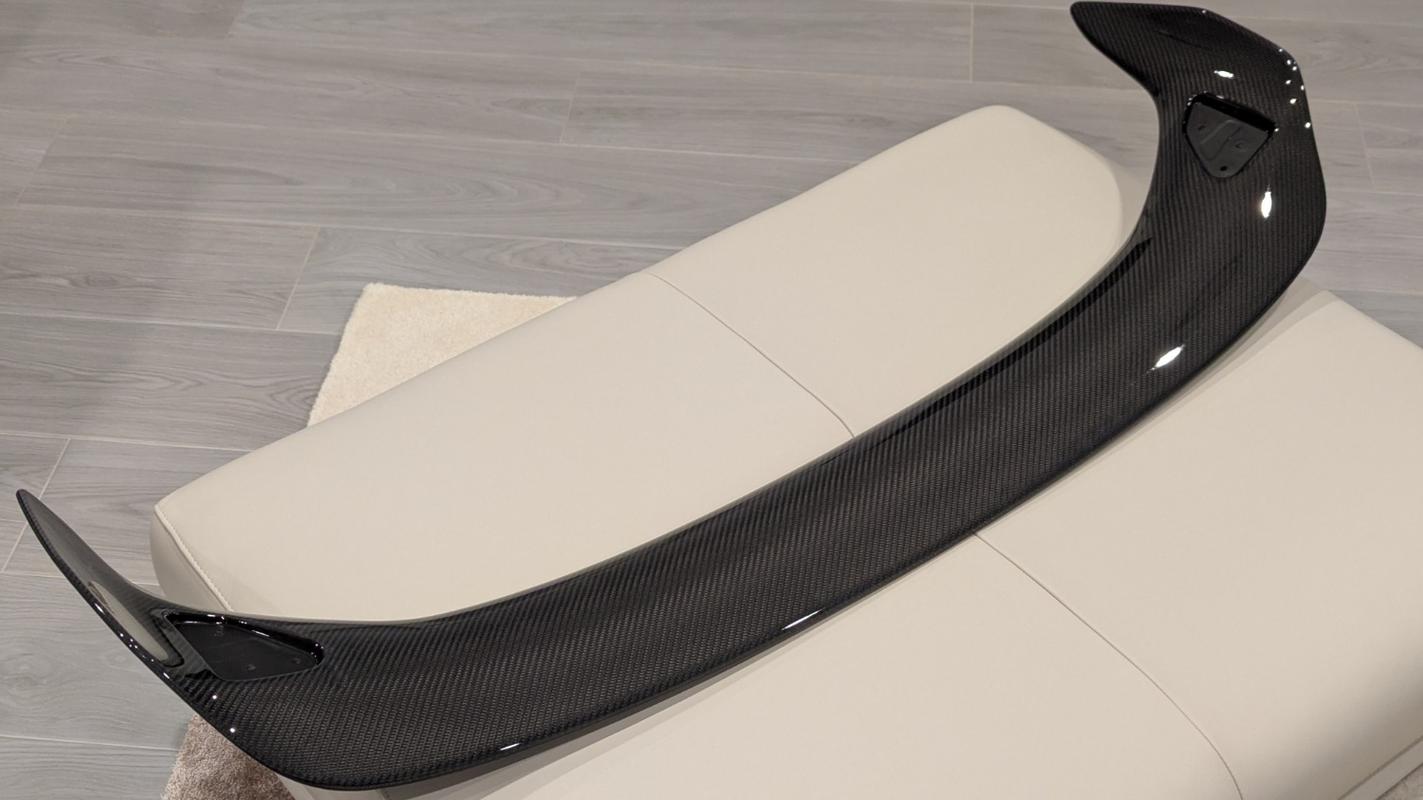 NOBLESSE CARBON REAR WING CLEAR PAINTED FOR HONDA CIVIC FL5 TYPE R