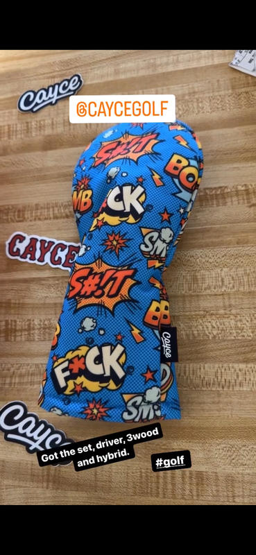 Hybrid Headcover - Sh*t, F*ck | Made by Cayce