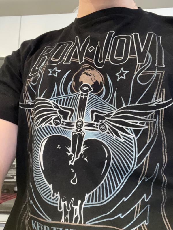 Bon Jovi '93 Tour Black Adult T-Shirt