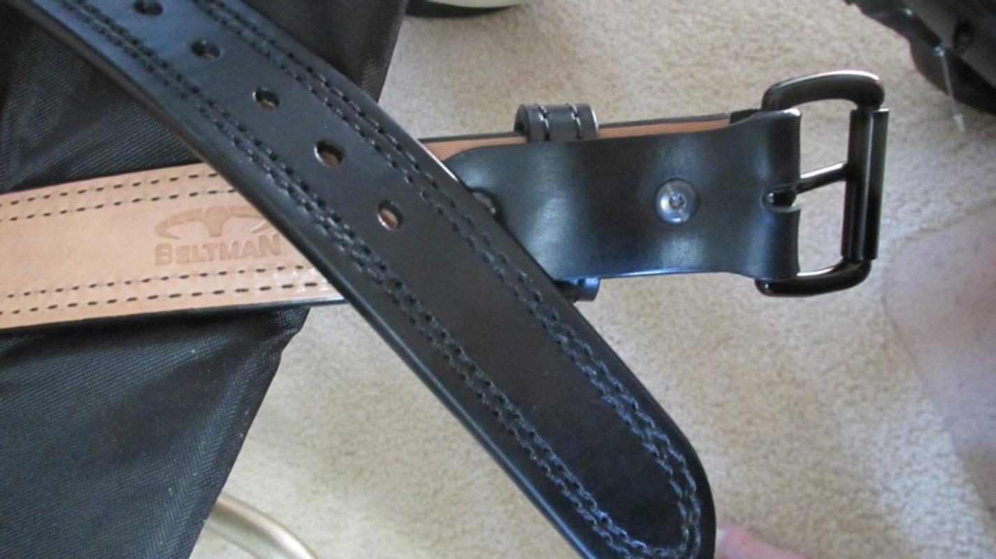 The Frontier Shrunken Bison Belt | Made in USA | Full Grain Leather | Men's Dress Belt 46