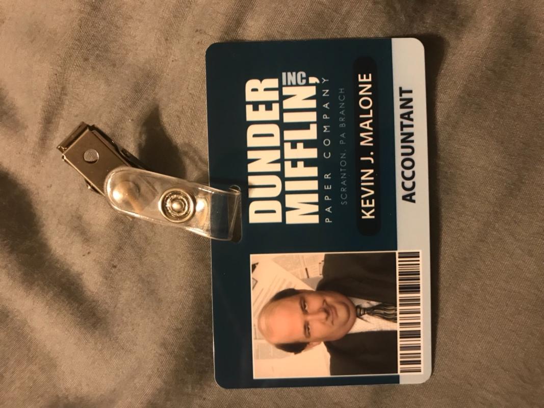 The Office Inspired - Dunder Mifflin Employee ID Badge - Dwight K