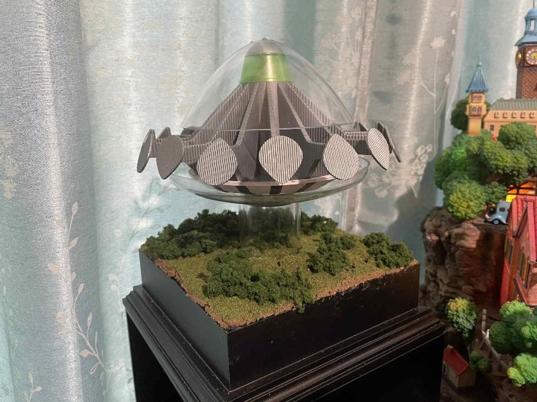 レトロ　ヴィンテージ　shadowbox　エイリアン　UFO　セット ShadowBox Alien Series GREY ALIEN Set Number 1 w/ Figure
