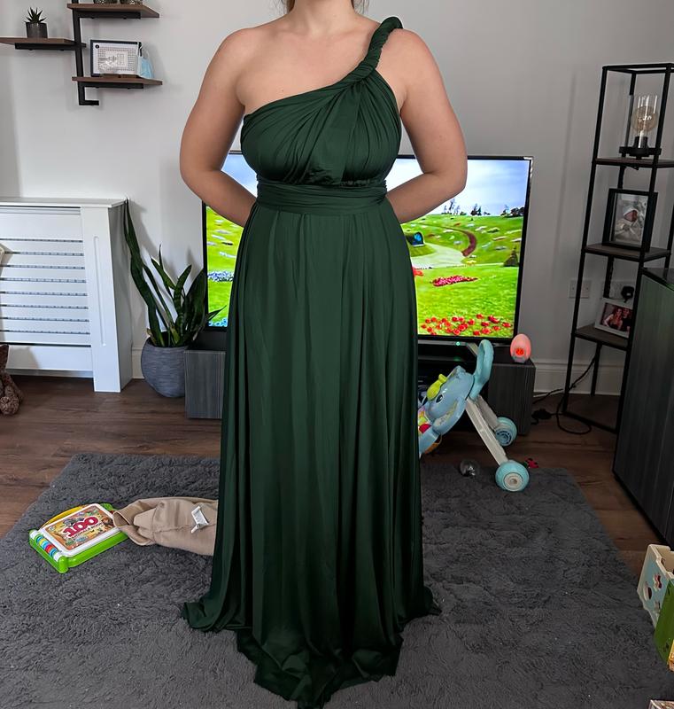 Classic Multiway Infinity Dress in Hunter Green - Evening Dresses