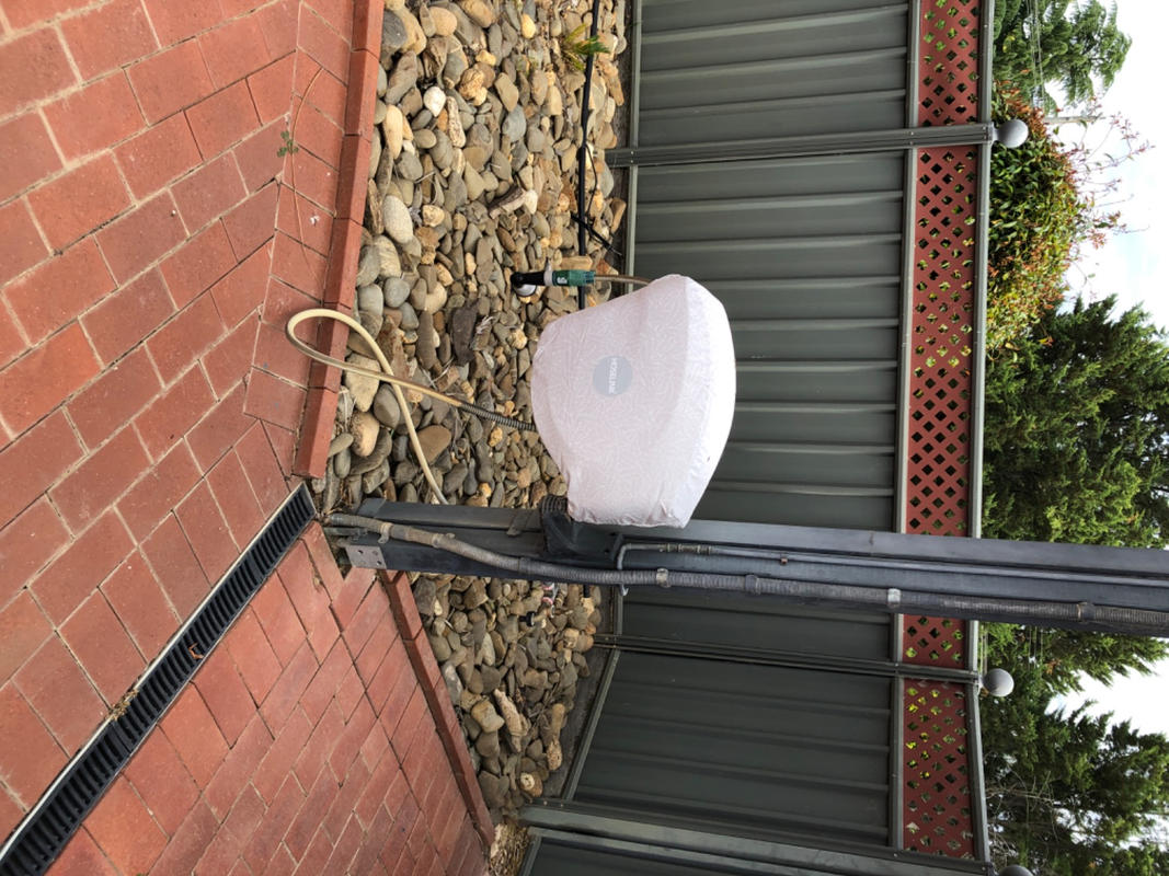 Garden Hose Reel Cover Beige Fern Outdoor Hose Reel Cover Hoselink