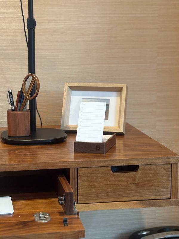 Analog Premium Wood Card Holder (Walnut) – Ugmonk