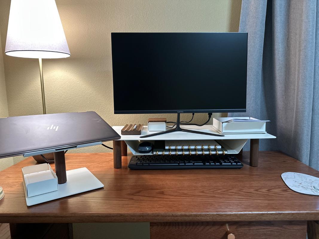 UGMONK Gather Large Monitor Stand おまけあり Gather Large Monitor Stand (White/Maple) – Ugmonk