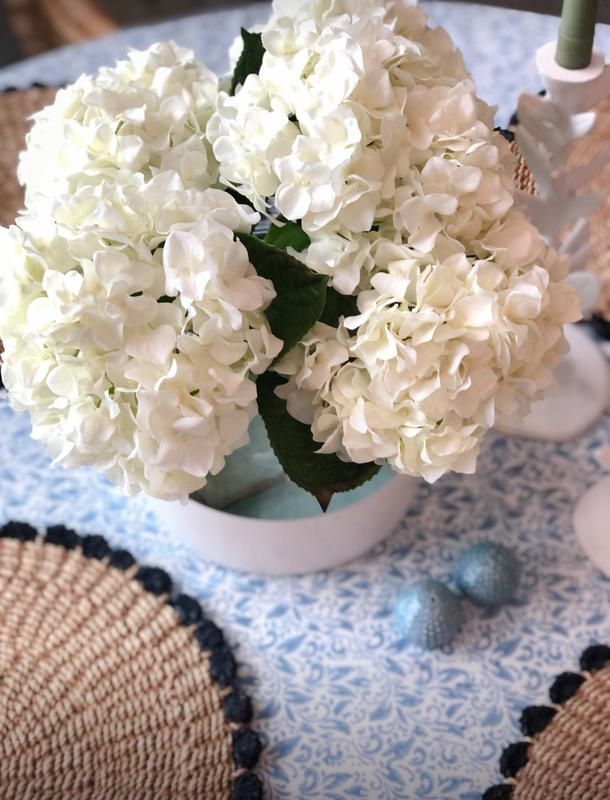 Faux White Hydrangea  Real Touch Hydrangeas & Flowers at