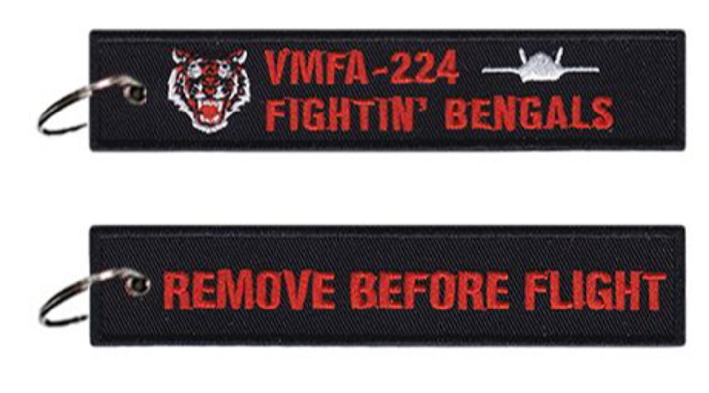 F-16 Viper Demo Team RBF Key Flag