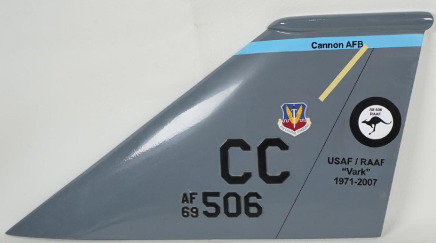 43 FS F-22A Raptor Airplane Tail Flash | Custom F-22 Raptor