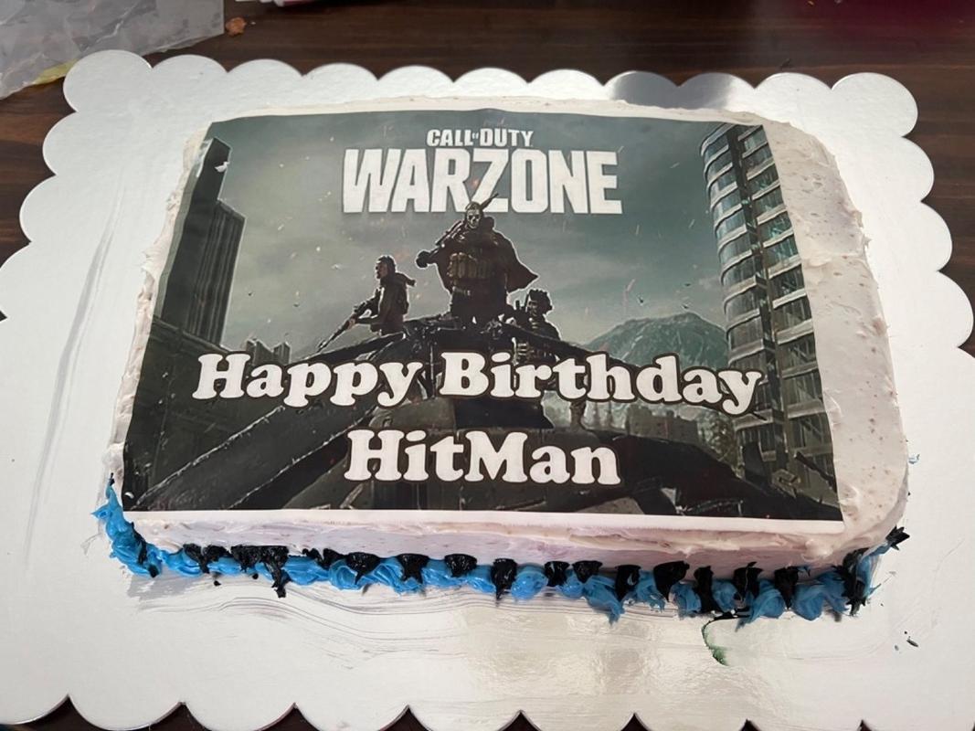 Call Of Duty Warzone Edible Image Cake Topper Personalized Frosting Ic -  PartyCreationz, image size:1067x800