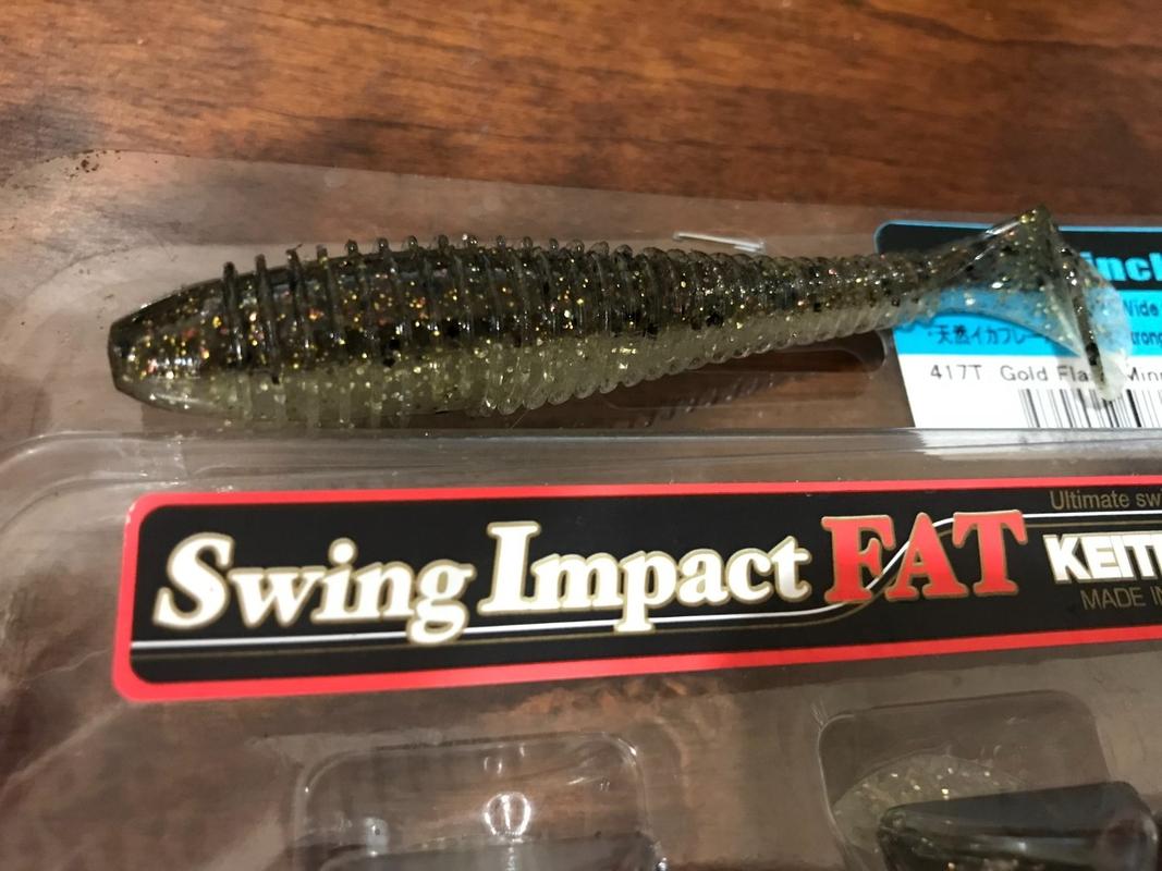 KEITECH SWING IMPACT FAT 3.3 Soft Scented Salty Aroma Jig Minnow