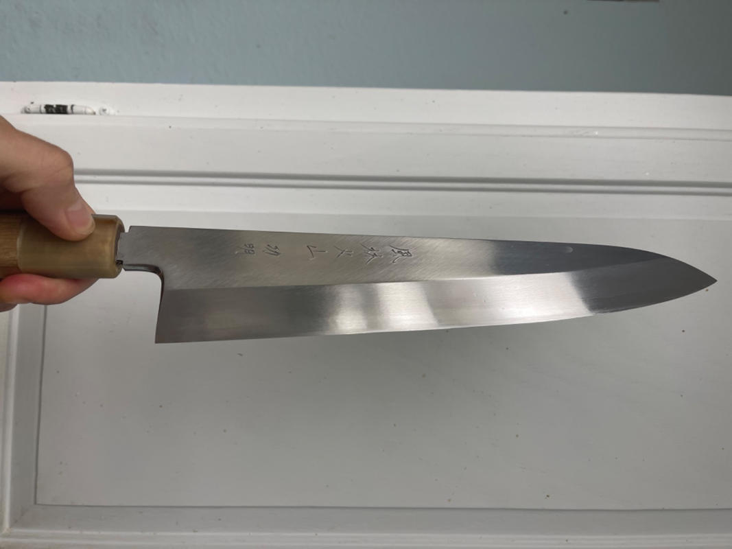 SebSteelWorks Single Bevel Gyuto 220mm — The Knife Roll