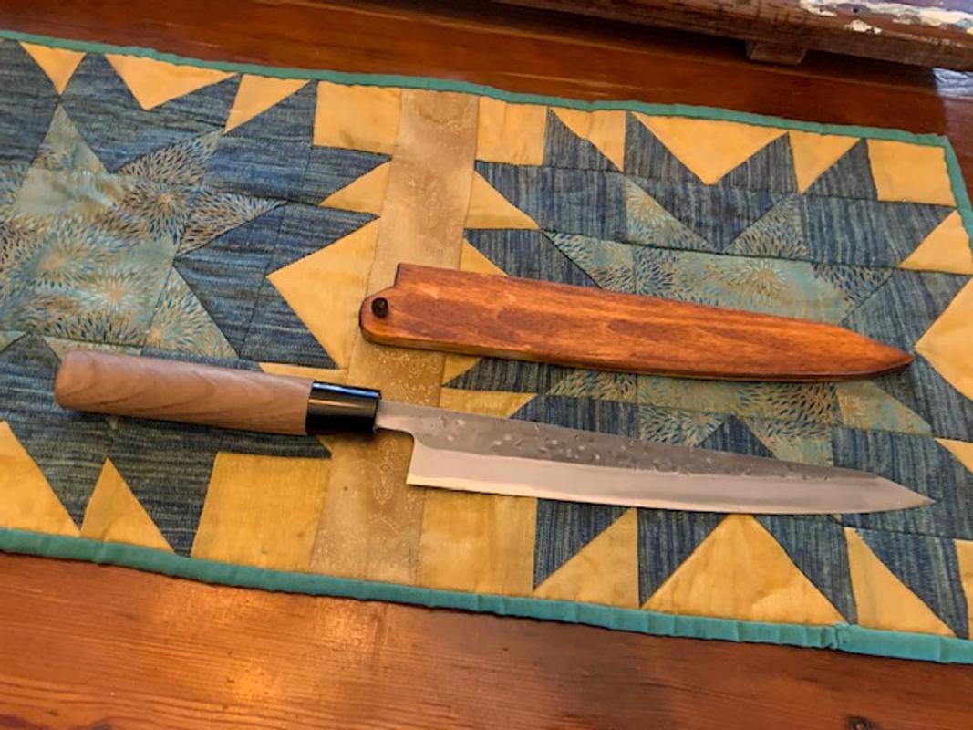 JCK Natures Blue Moon Series Kiritsuke-Sujihiki