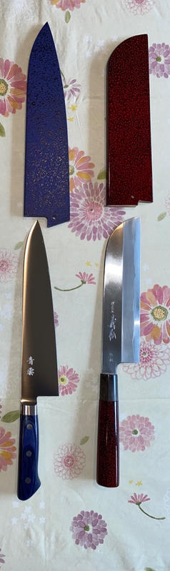 JCK Natures Blue Clouds AUS-8 Basic Series BCA-6 Bread Knife