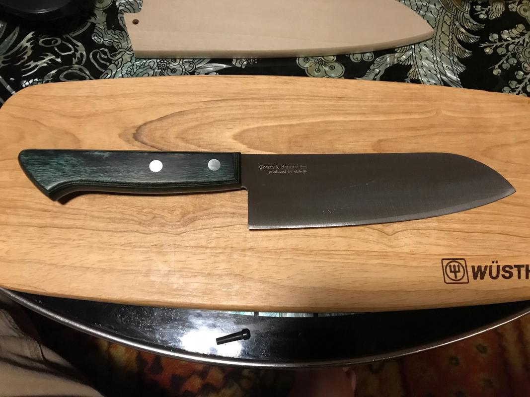 Hattori Limited, Cowry X, VG-2 clad HCX-1 Santoku 170mm