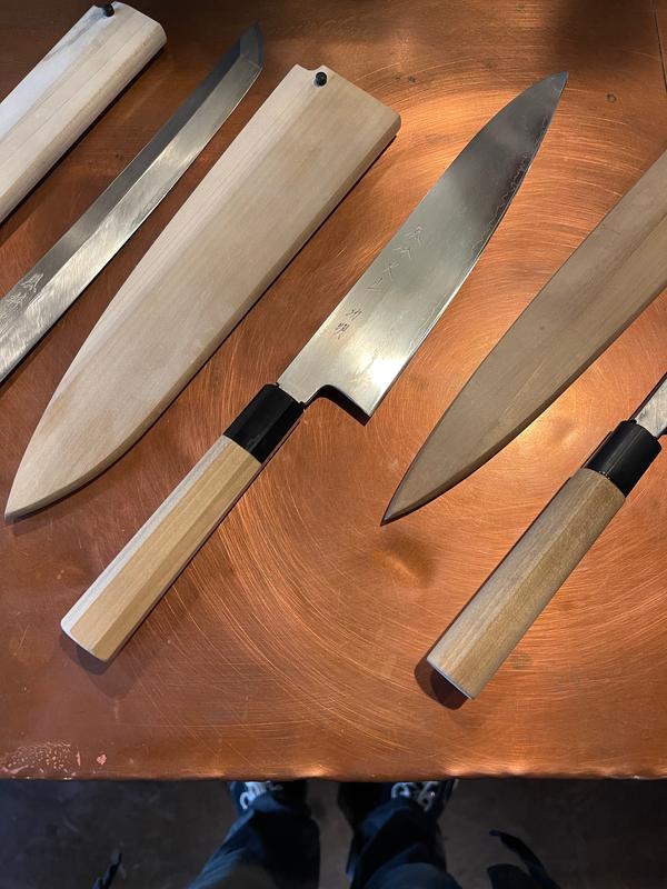 Fu-Rin-Ka-Zan Hon Kasumi Series Gingami No.3 Wa Gyuto (Single Bevel Edge,  210mm to 270mm, 3 sizes)