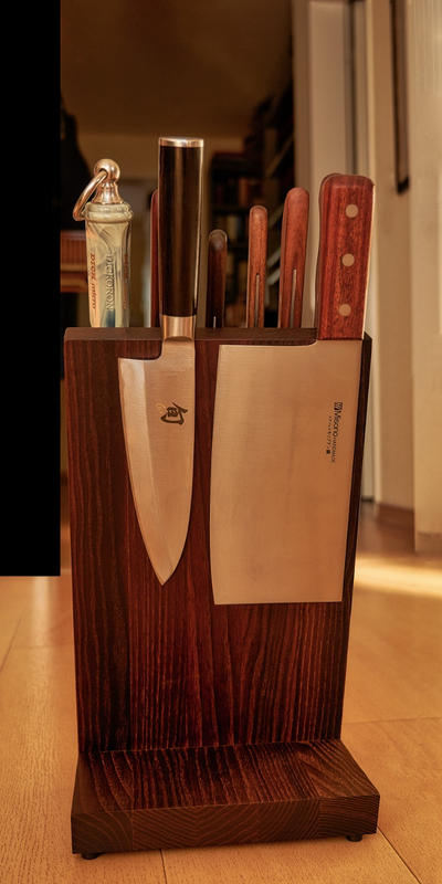 Misono Molybdenum Fruit Knife with Wooden Saya Sheath