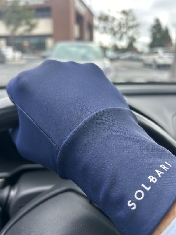 Sun Protective Gloves / Unisex Driving Sleeves Medium Length - UPF 50+