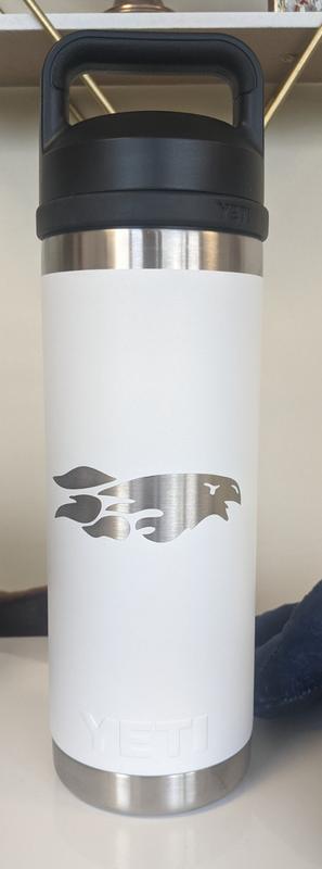 Yeti - 18 oz Rambler Bottle with Chug Cap White