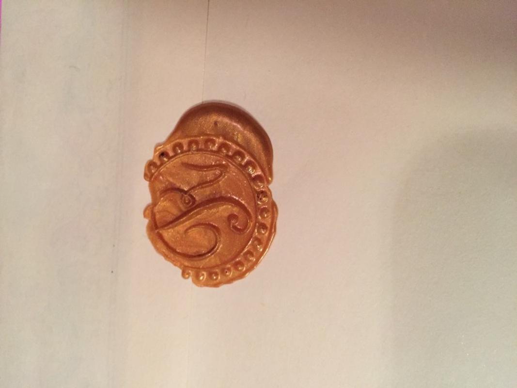 Italian Script Initial Wax Seal Stamp –