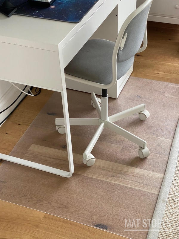 Marvelux Polycarbonate Chair Mat for Hard Floors Rectangular Heavy Duty Floor Protector Mat