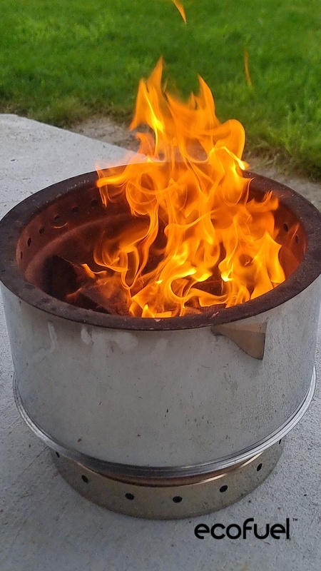 Smokeless Stainless Steel Phoenix Fire Firepit The Devils Bit