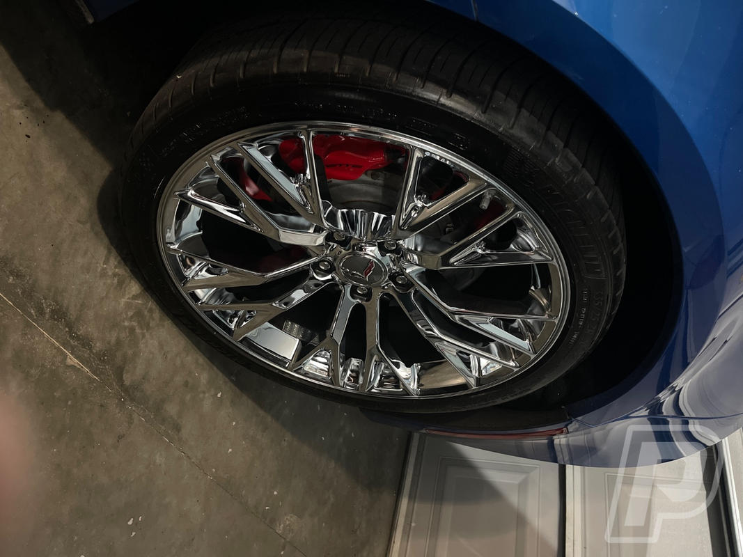 FR 22 Z06 Replica Wheel, Chrome, 20x12