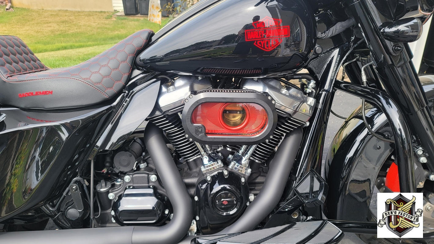 NXT-01BR Next Level Air Cleaner Kit, Black/Red Anodized – Ken's