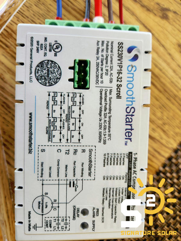 SmoothStarter Single-Phase Soft Starter 16A-32A | Signature Solar