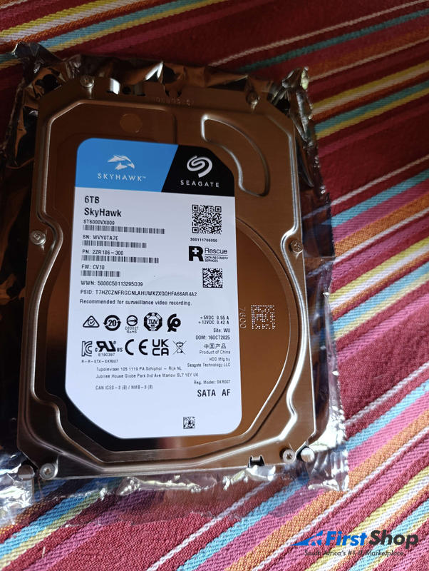 Seagate SkyHawk 3.5-inch 6TB Serial ATA III Internal Hard Drive