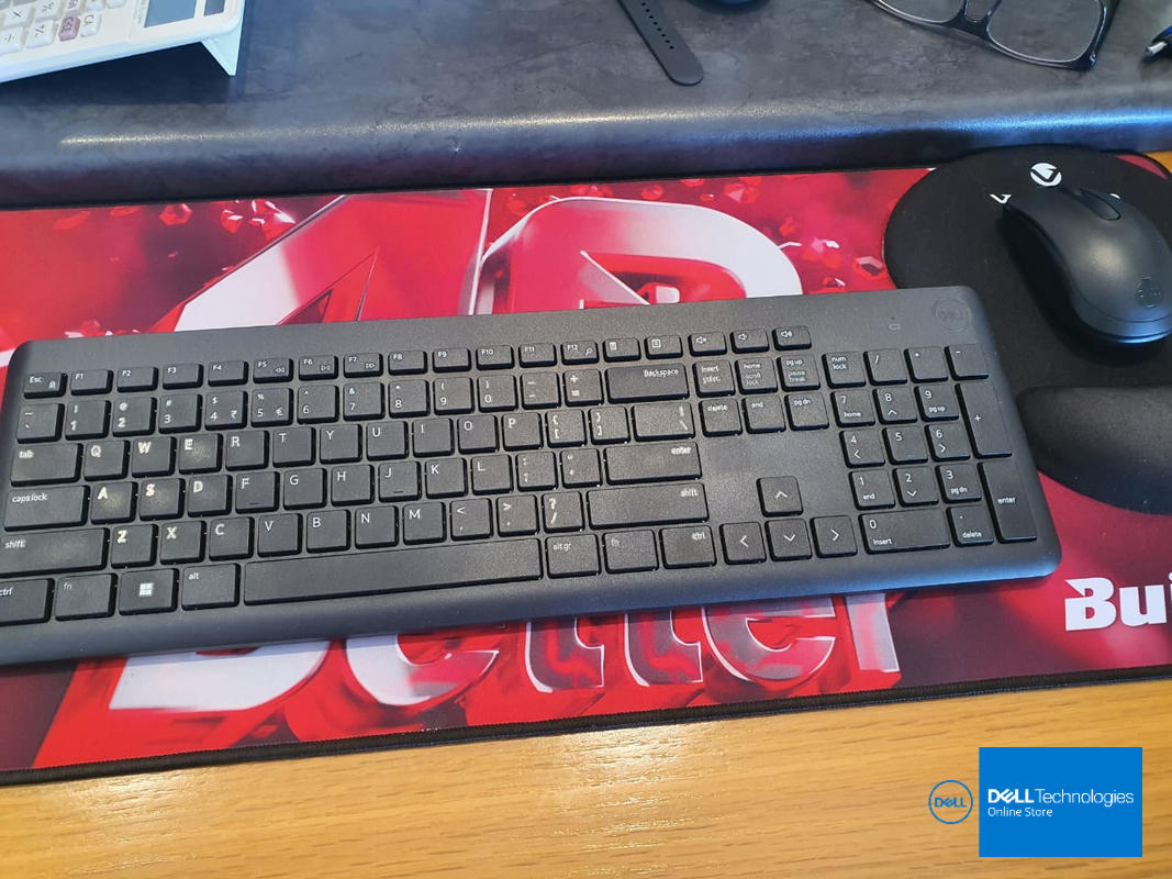 Dell Keyboard and Mouse - KM3322W - US International (QWERTY