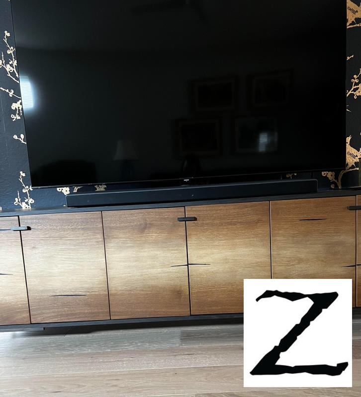 Cuzco Yukas Wood Modern Low Media Console 78