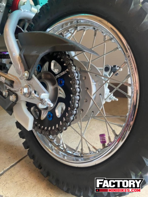 Titanium Sprocket Bolt Kit Warp 9 Factory Minibikes