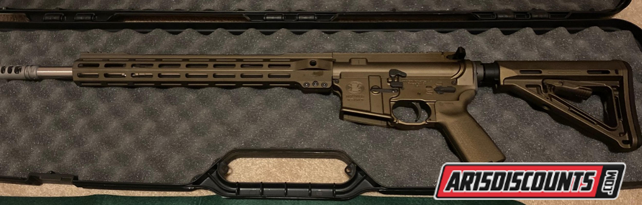 Magpul MOE Mil-Spec Stock and Grip - Midnight Bronze