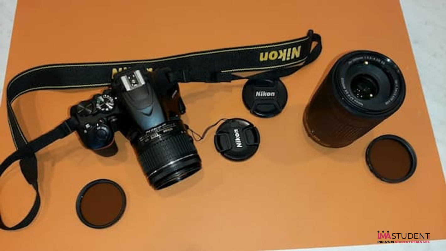 Buy Nikon D3500 DSLR Camera with 18-55mm and 70-300mm Lenses
