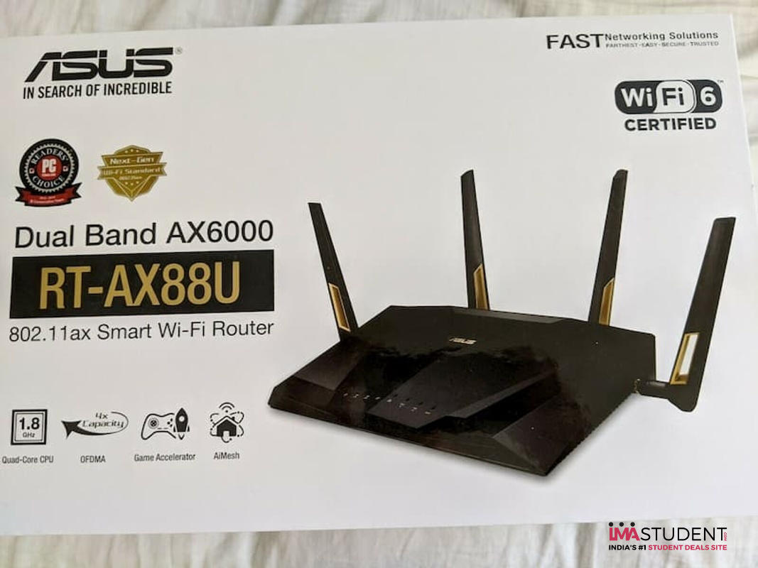 Buy ASUS RT-AX88U AX6000 Dual-Band Gigabit Router at Lowest Price