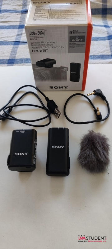 External Mic Sony Handycam Wireless Microphone Buy Sony ECM-W2BT - Main Image