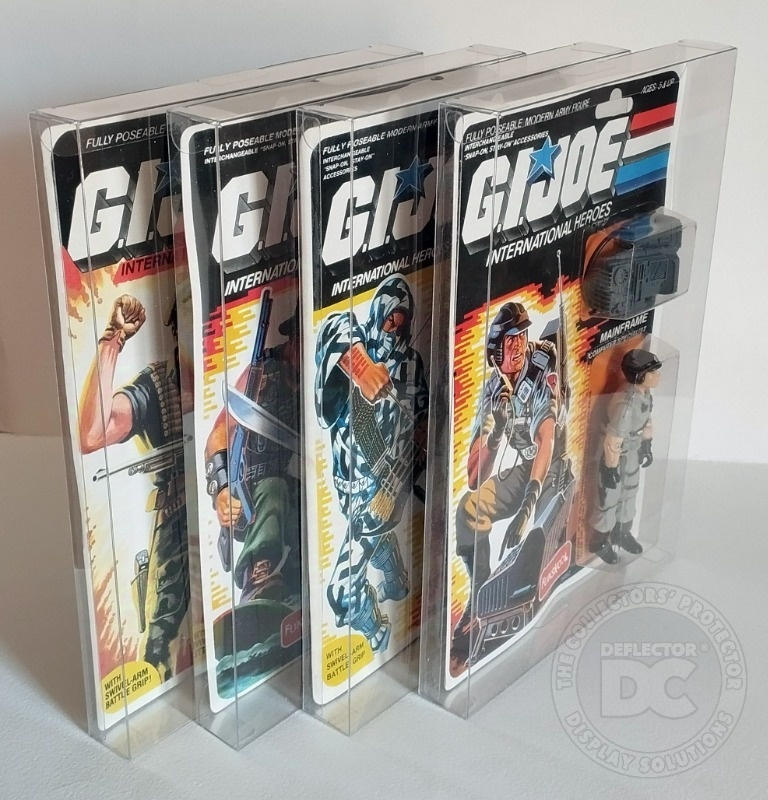 carded action figure display case 5 or OP Mattel HOOK Carded Action figure
