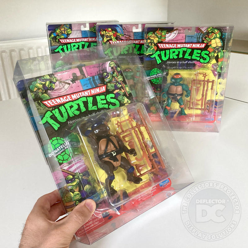 保護ケースのみ　TMNTフィギュア向けUVカット付きケース5個セット ブリスター Amazon.co.jp: COOLTAKU フィギュアケース UVカット アクリル