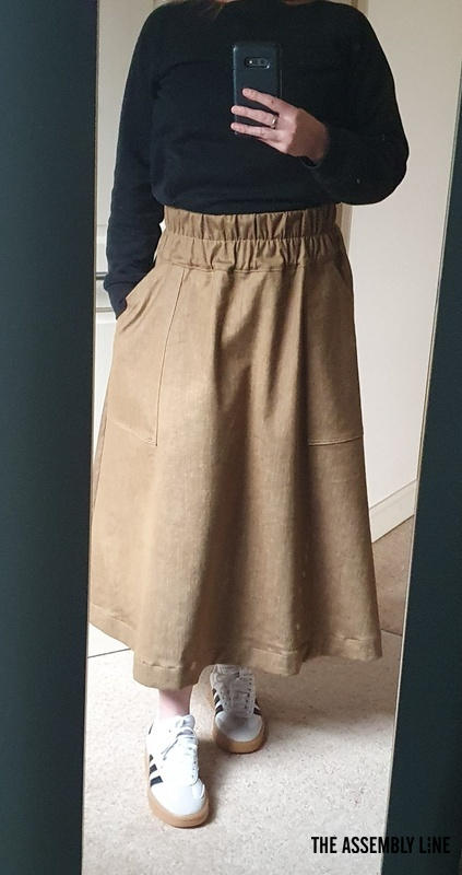 Elastic waist maxi skirt pattern new arrivals